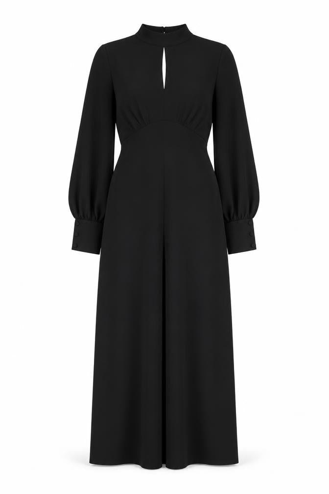 ASOS Womens Black Polyester Jumpsuit One-Piece Size 10 Zip
