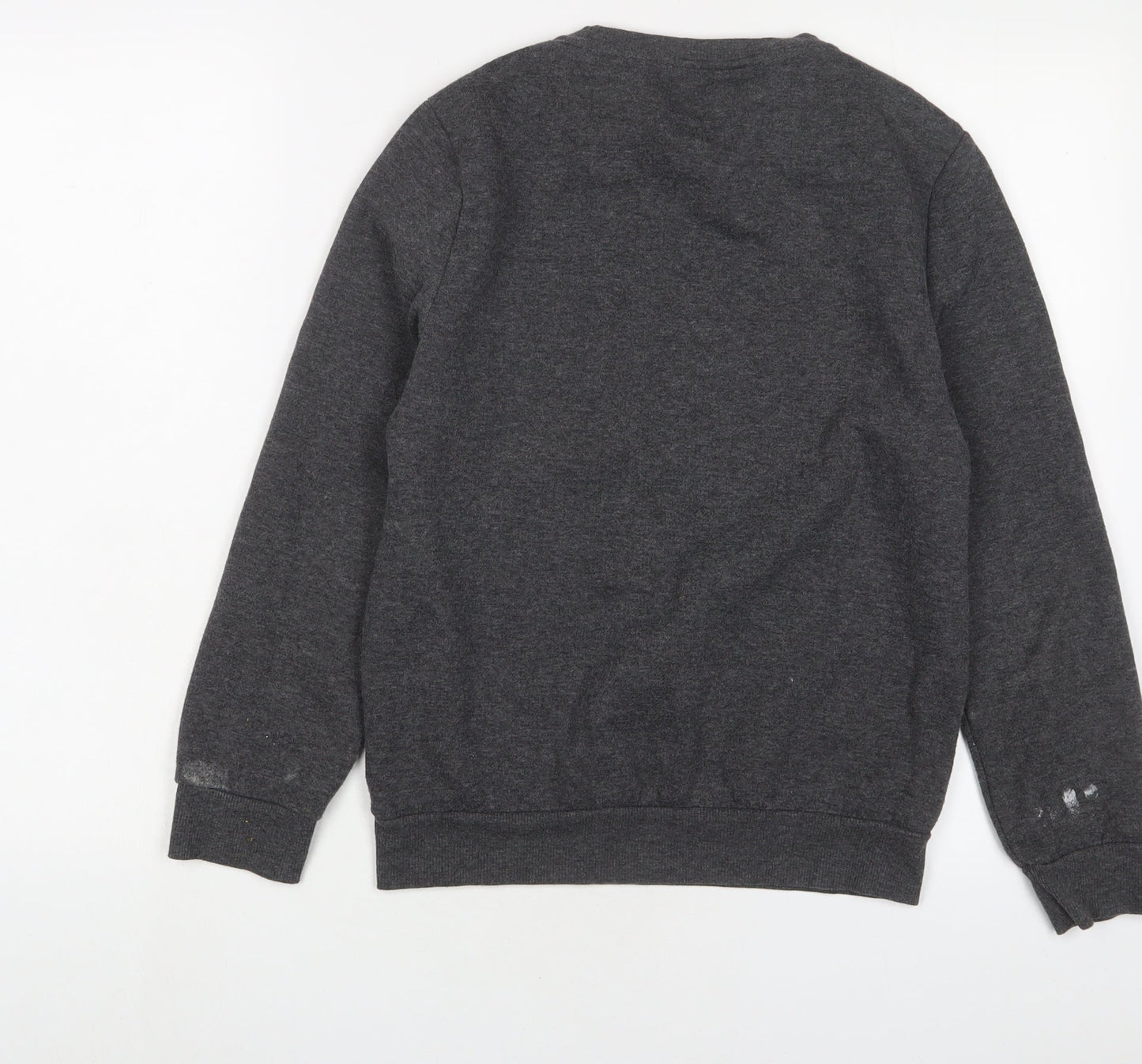 FRIENDS Womens Grey Cotton Pullover Sweatshirt Size 2XS Pullover