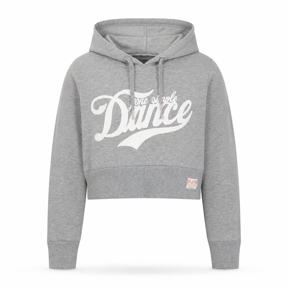 Pure Simple Girls Grey Polyester Pullover Hoodie Size 10 Years Pullover