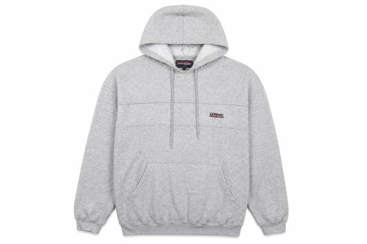 Donnay Mens Grey Cotton Pullover Hoodie Size M - Embroidered