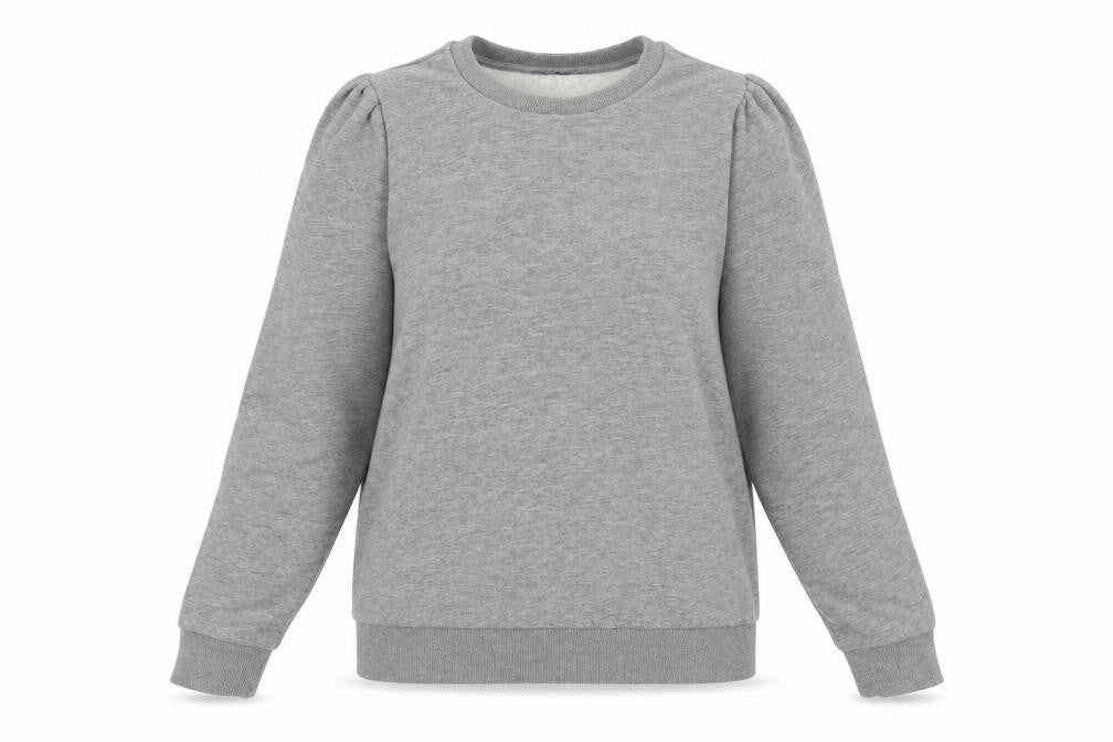 Marks & Spencer Womens Grey Cotton Pullover Sweatshirt Size 10 Pullover