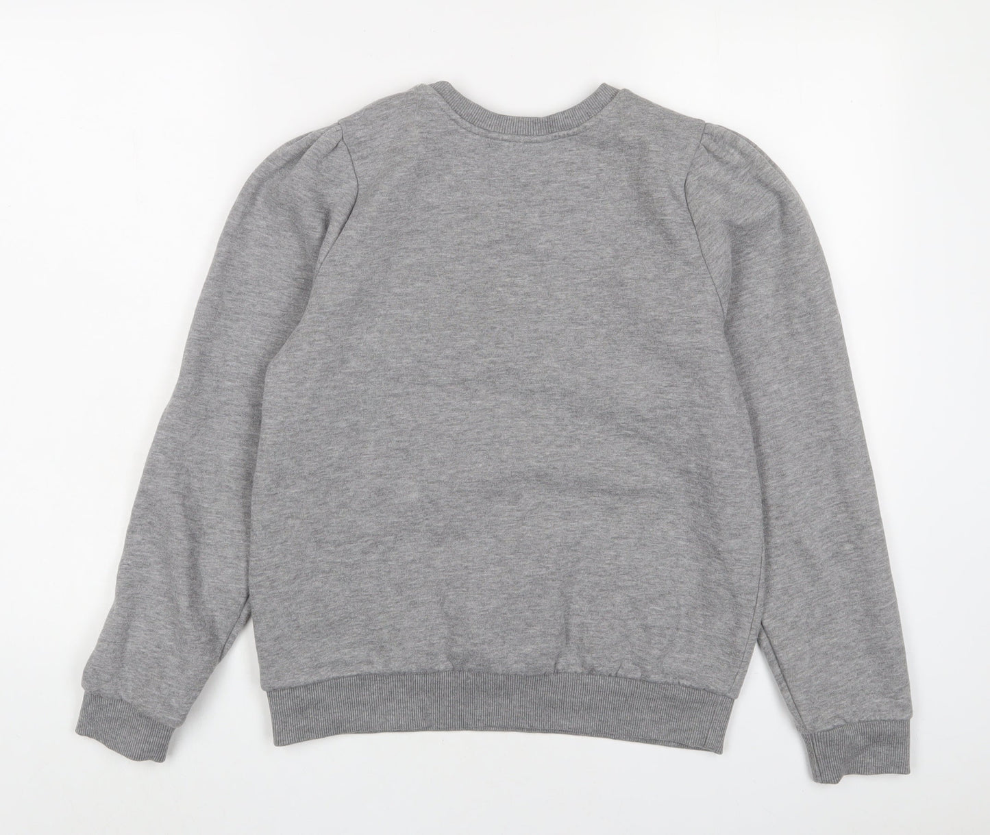 Marks and Spencer Womens Grey Cotton Pullover Sweatshirt Size 10 Pullover