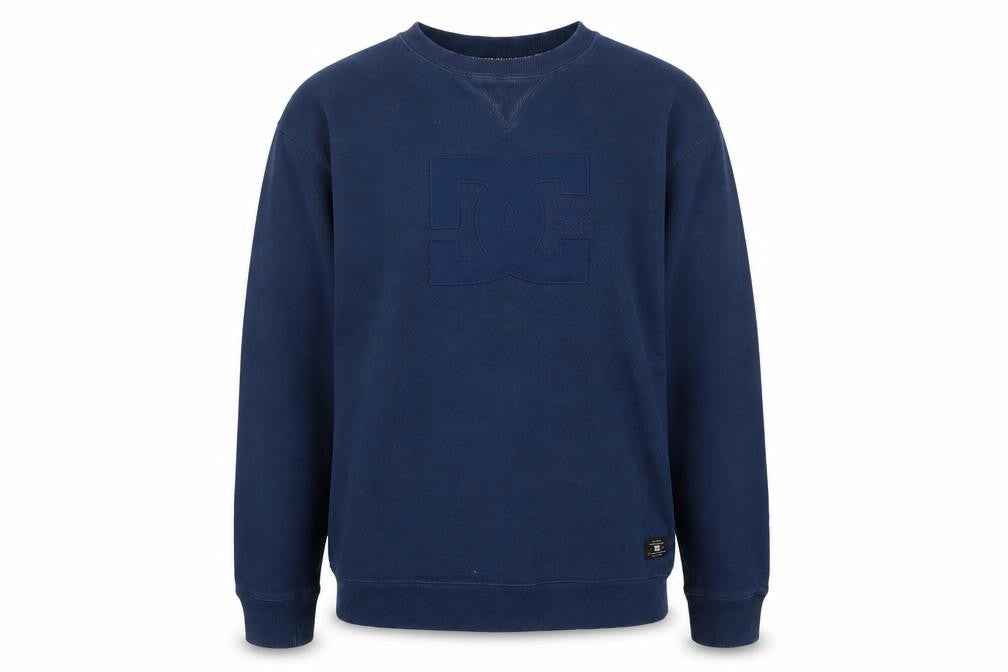 ADCSHOECOUSA Mens Blue Cotton Pullover Sweatshirt Size XL