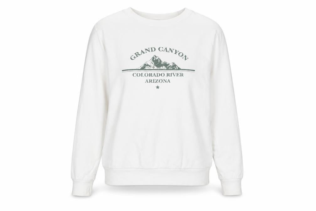 PRETTYLITTLETHING Womens White Cotton Pullover Sweatshirt Size XS Pullover