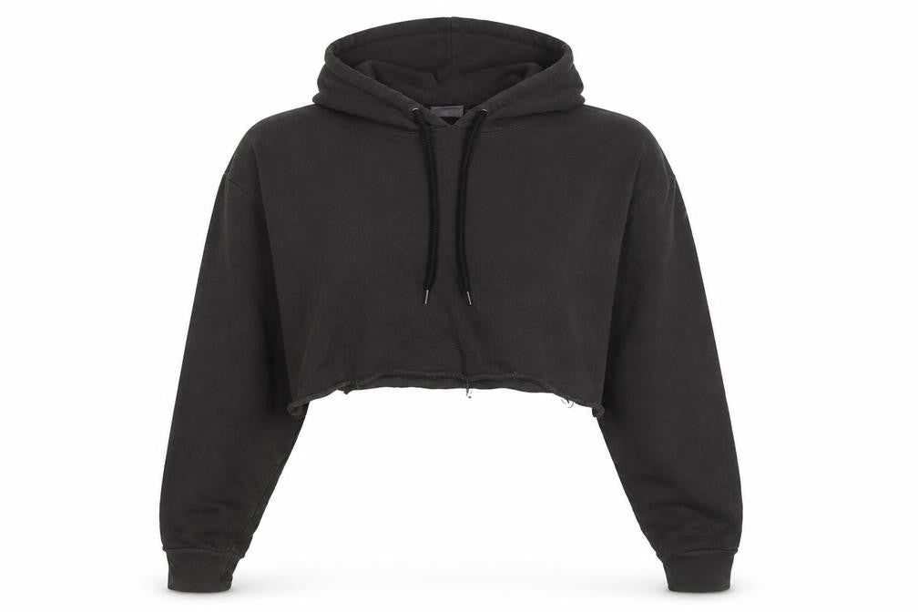ASOS Womens Grey Cotton Pullover Hoodie Size 2XS Pullover