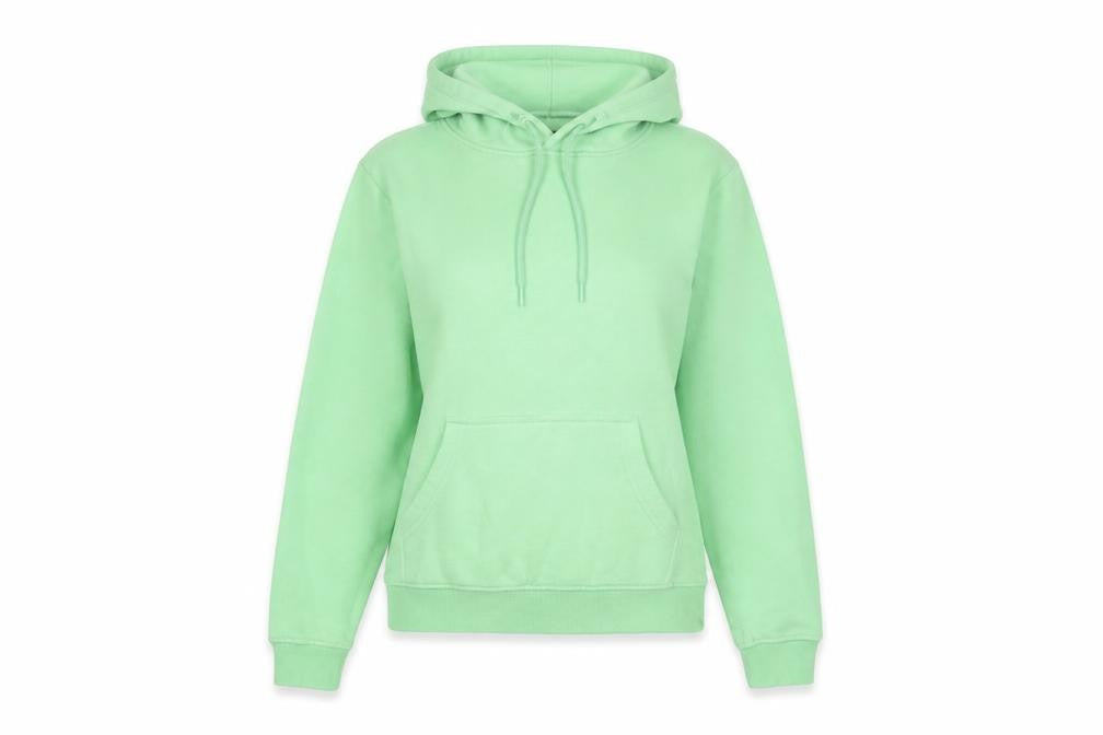 PRETTYLITTLETHING Womens Green Cotton Pullover Hoodie Size S Pullover