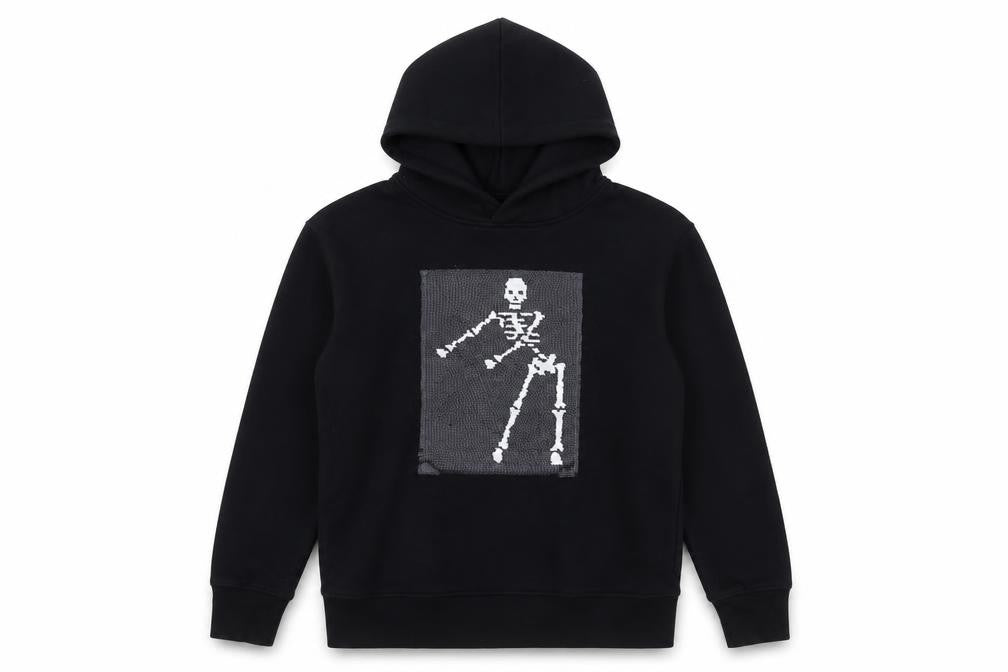 Gap Boys Black Cotton Pullover Hoodie Size 12-13 Years Pullover - Sequins