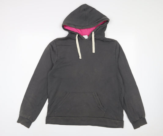 Epona Clothing Womens Grey Cotton Pullover Hoodie Size L Pullover