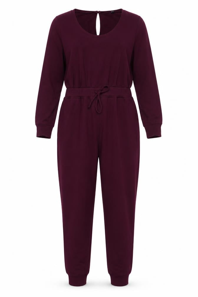 Gap Womens Purple Polyester Jumpsuit One-Piece Size S L30 in Button