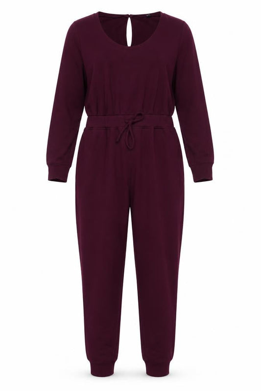Gap Womens Purple Polyester Jumpsuit One-Piece Size S L30 in Button