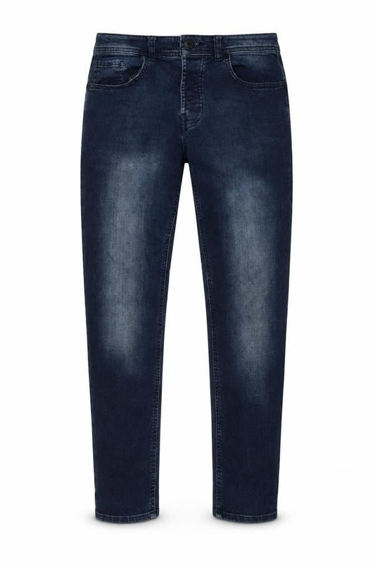Denim & Co. Mens Blue Cotton Straight Jeans Size 28 in L30 in Slim Zip
