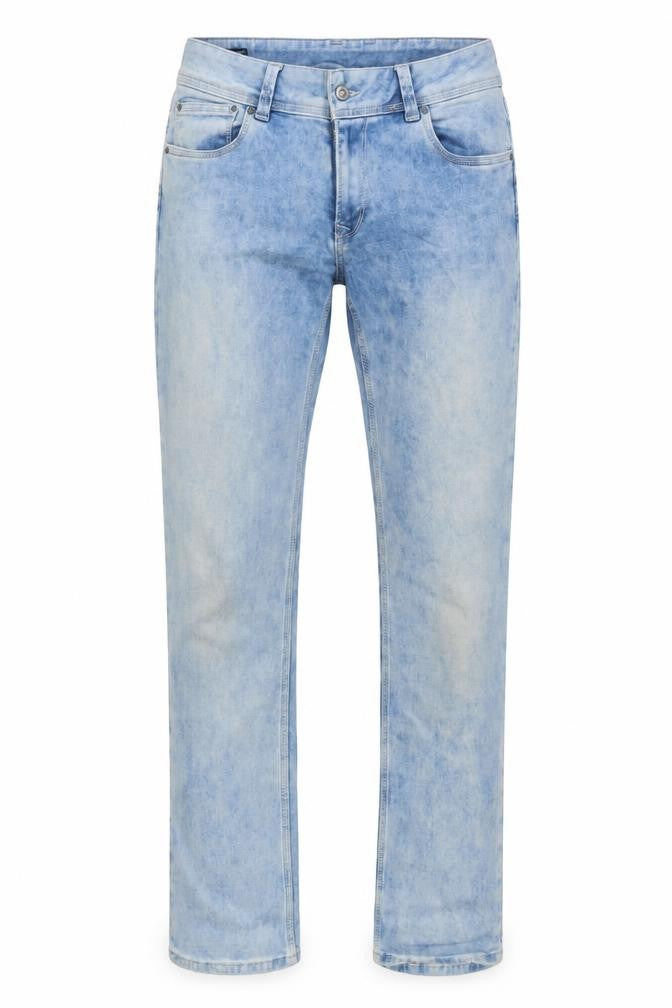 Pepe Jeans Mens Blue Cotton Straight Jeans Size 30 in L32 in Regular Zip