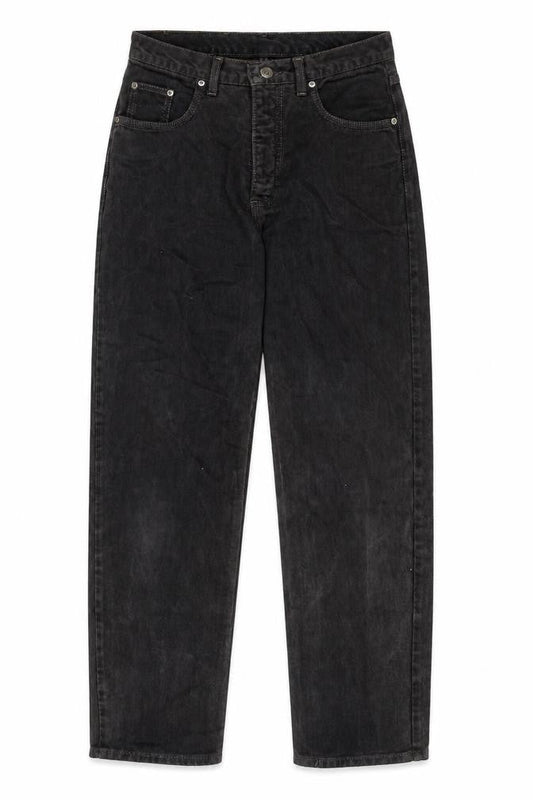 Custom Company Mens Grey Cotton Straight Jeans Size 26 in L28 in Regular Zip