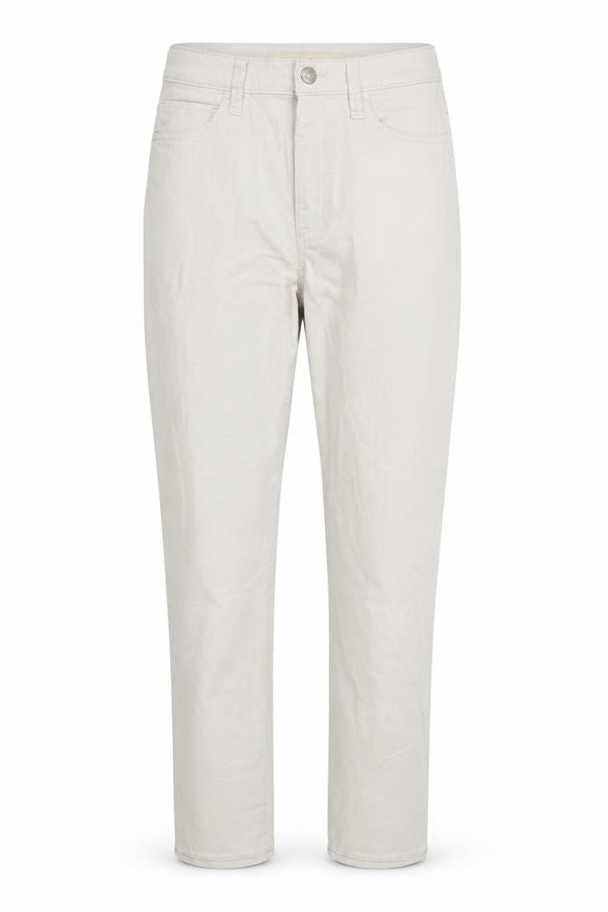 Gap Womens Ivory Polyester Trousers Size 8 L25.5 in Regular Zip