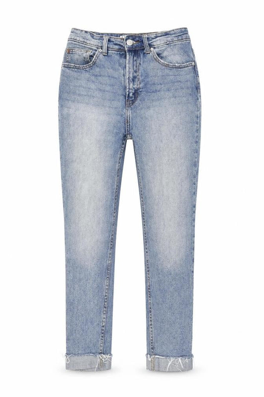 Denim Co Womens Blue Cotton Skinny Jeans Size 8 L25 in Regular Zip