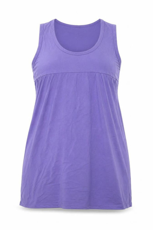 Being Casual Womens Purple Polyester Shift Size 20 Scoop Neck Pullover