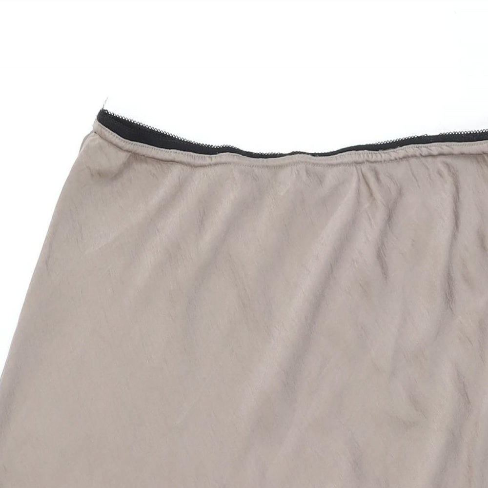 Innocence Womens Brown Polyester Swing Skirt Size 16