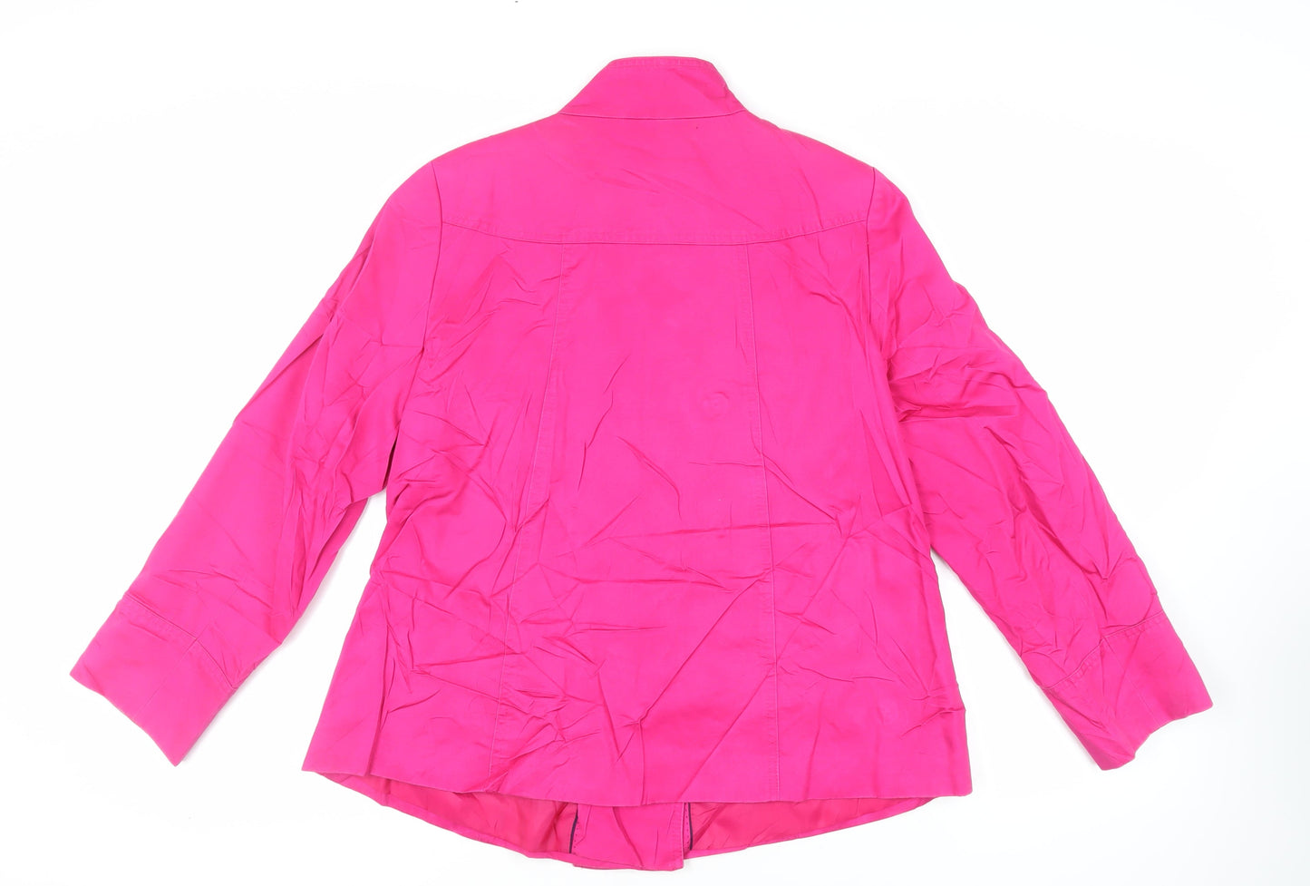 Marks and Spencer Womens Pink Jacket Size 14 Button