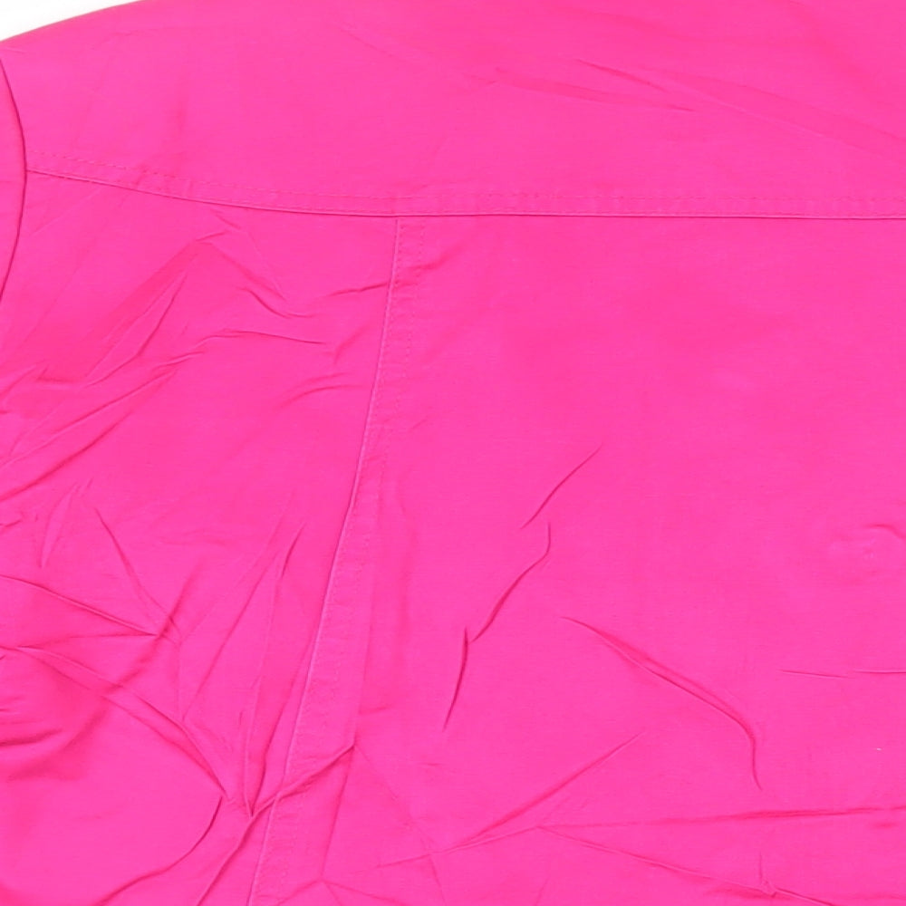 Marks and Spencer Womens Pink Jacket Size 14 Button