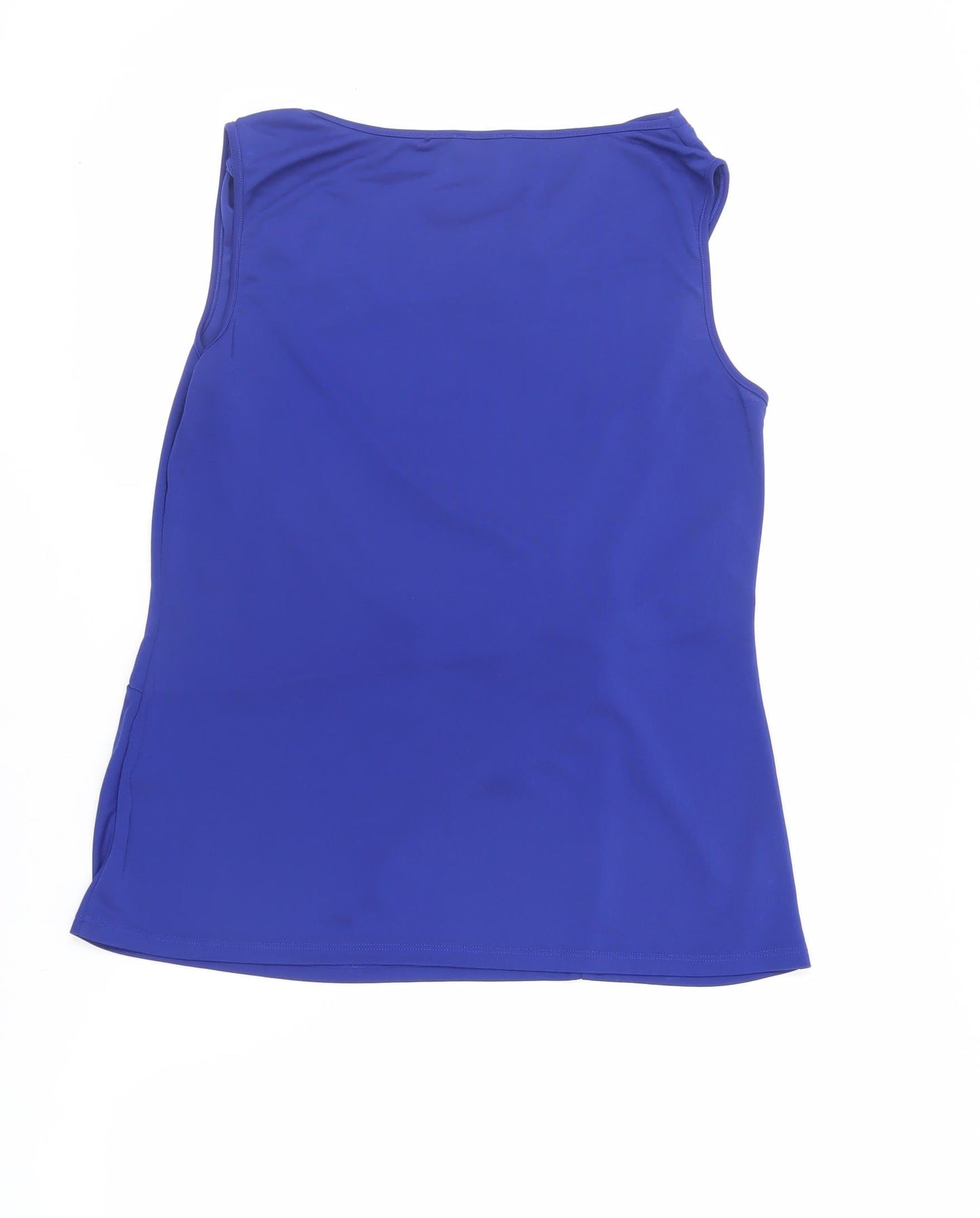 Kaliko Womens Blue Polyester Basic Blouse Size 16 Cowl Neck