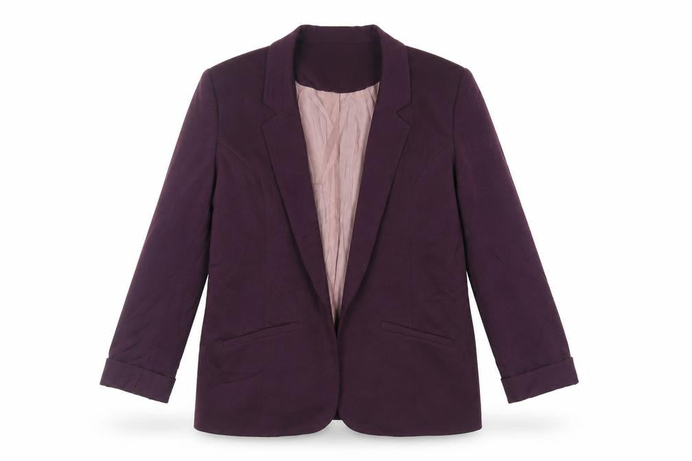 Oasis Womens Purple Jacket Blazer Size 8 - Open