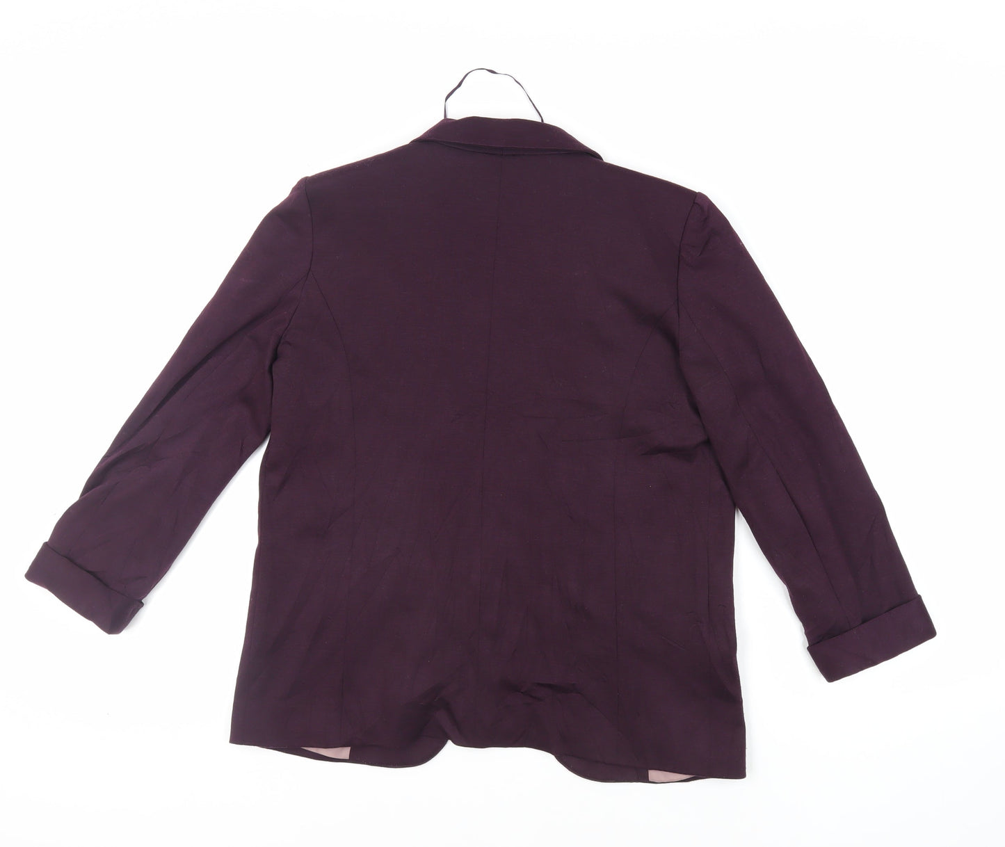 Oasis Womens Purple Jacket Blazer Size 8 - Open