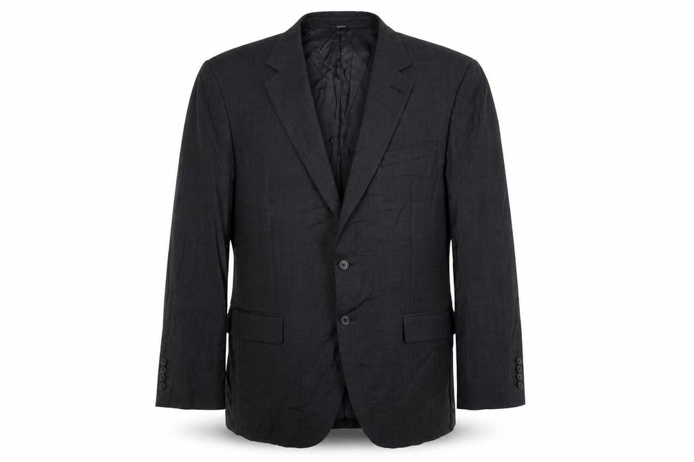 Marks & Spencer Mens Grey Wool Jacket Blazer Size 42 Regular