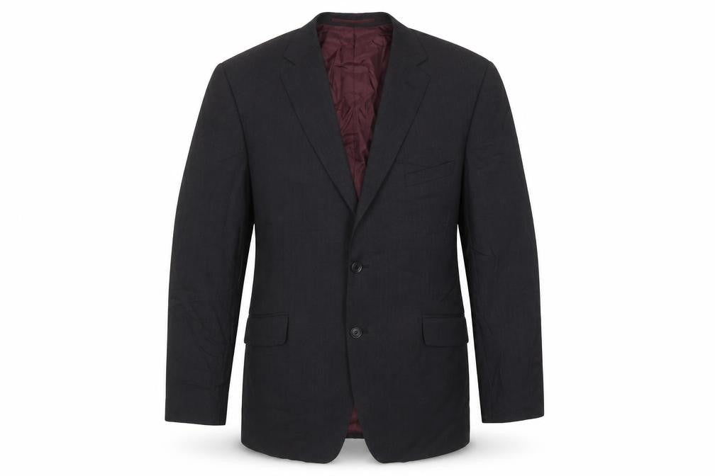 Marks & Spencer Mens Black Wool Jacket Suit Jacket Size 44 Regular