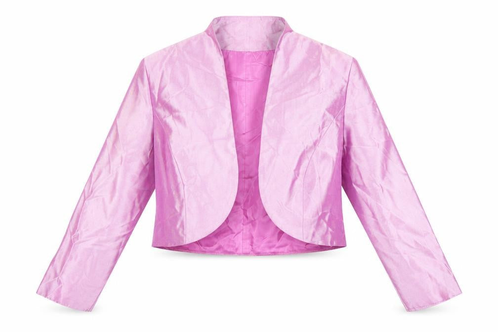 Renata Womens Pink Jacket Blazer Size 12