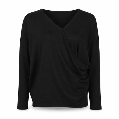 Dorothy Perkins Womens Black V-Neck Polyester Pullover Jumper Size 12