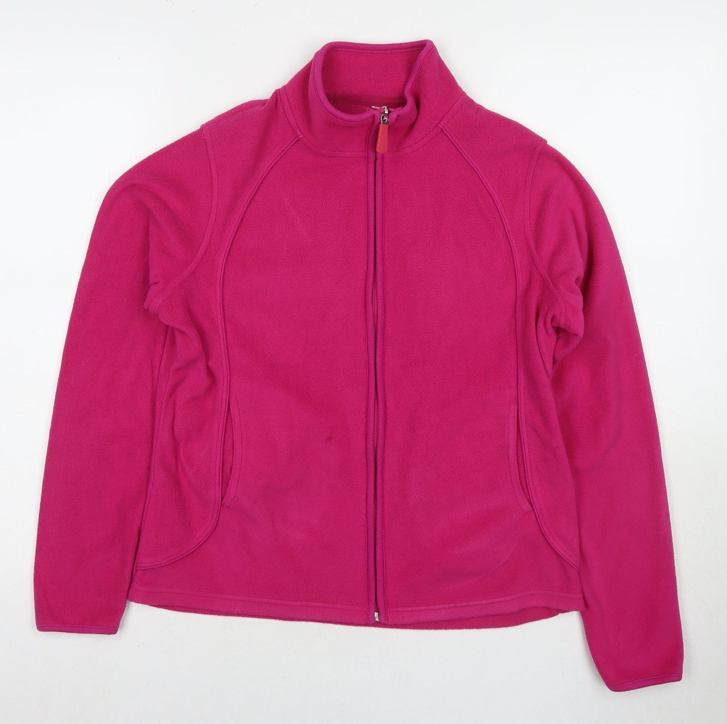 Marks and Spencer Womens Pink Jacket Size 12 Zip