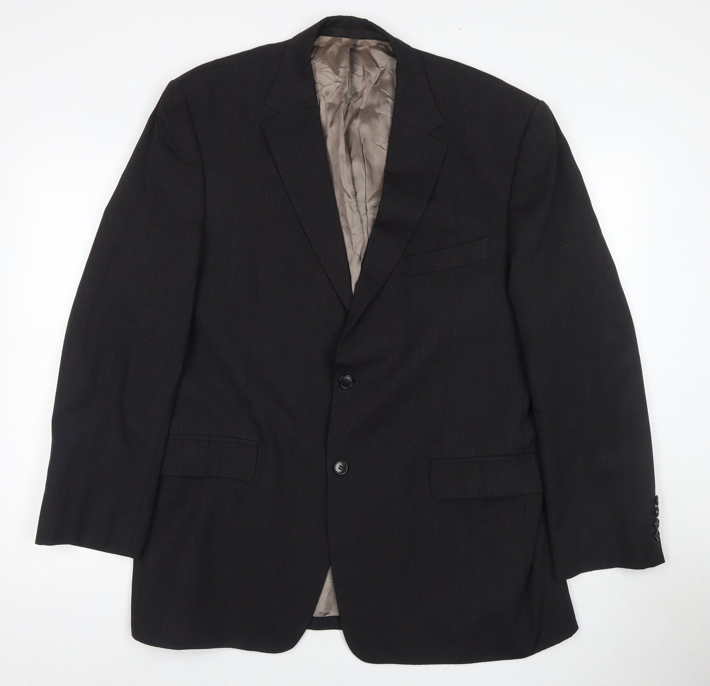 Marks and Spencer Mens Grey Wool Jacket Suit Jacket Size 42 Regular