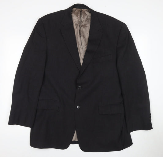 Marks and Spencer Mens Grey Wool Jacket Suit Jacket Size 42 Regular