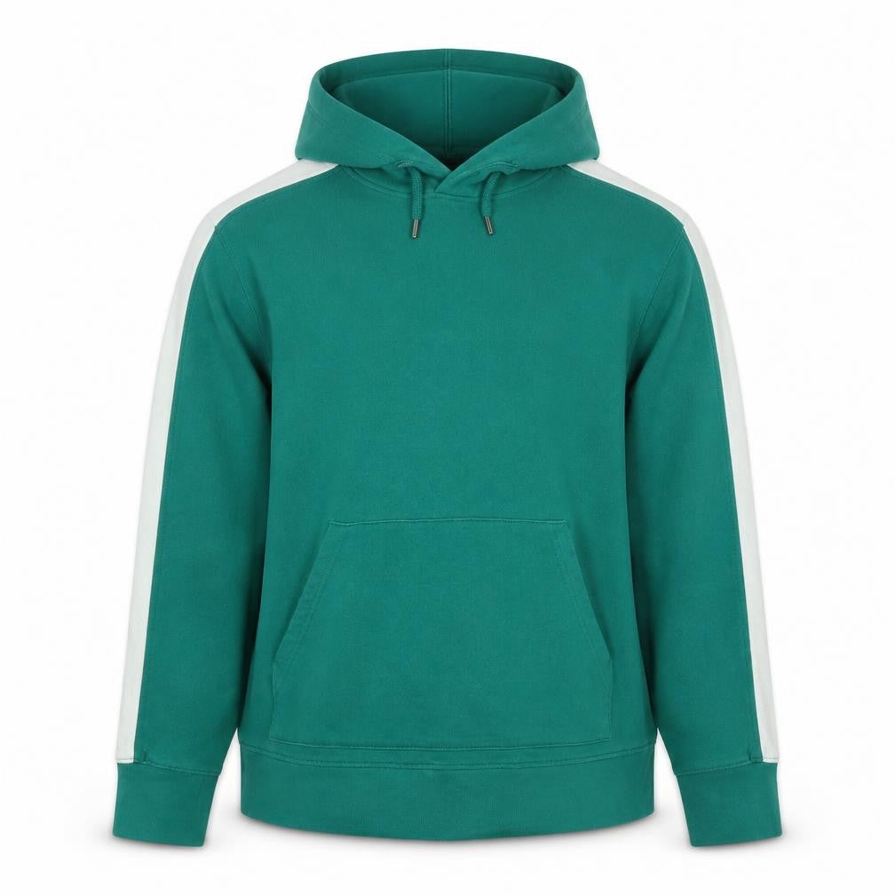 Topman Mens Green Cotton Pullover Hoodie Size XS