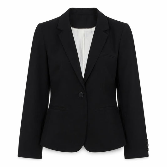 Next Womens Black Jacket Blazer Size 8 Button