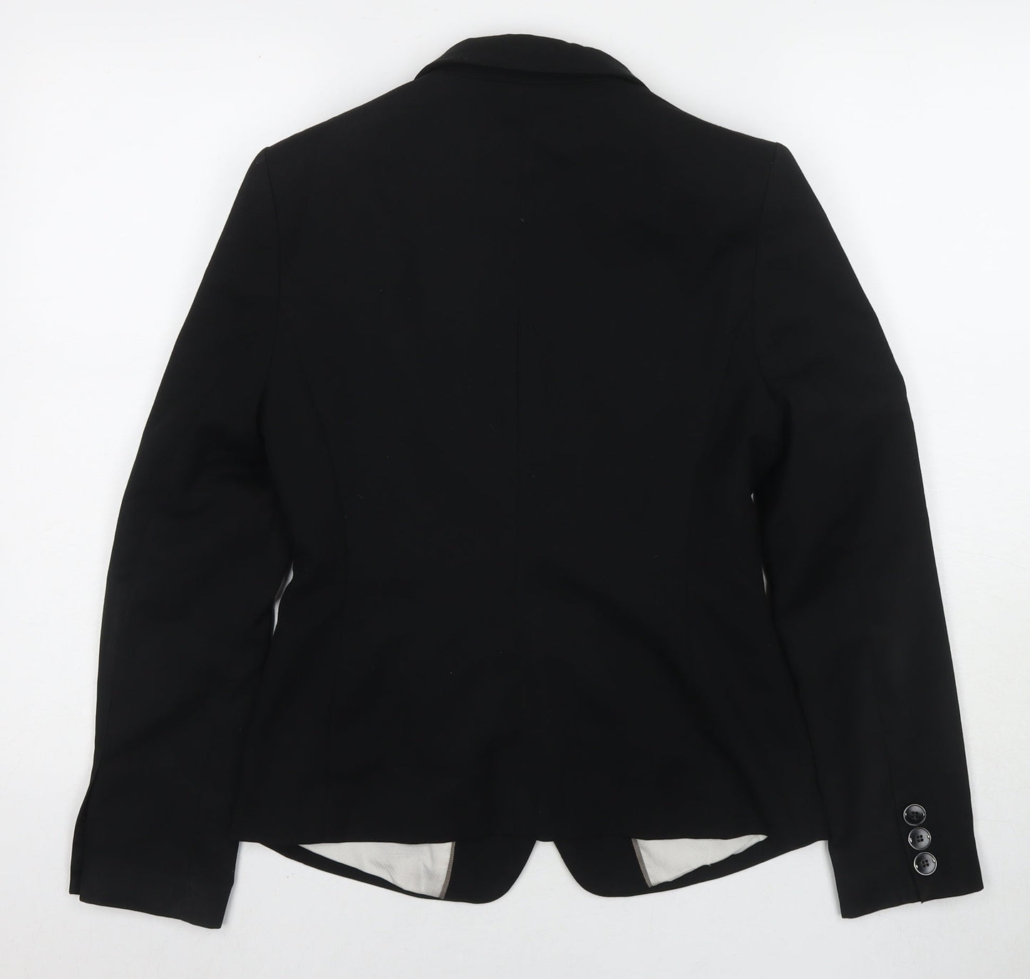 NEXT Womens Black Jacket Blazer Size 8 Button