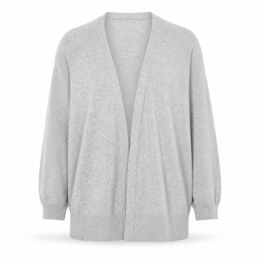 Marks & Spencer Womens Grey V-Neck Polyacrylate Fibre Cape Jumper Size M