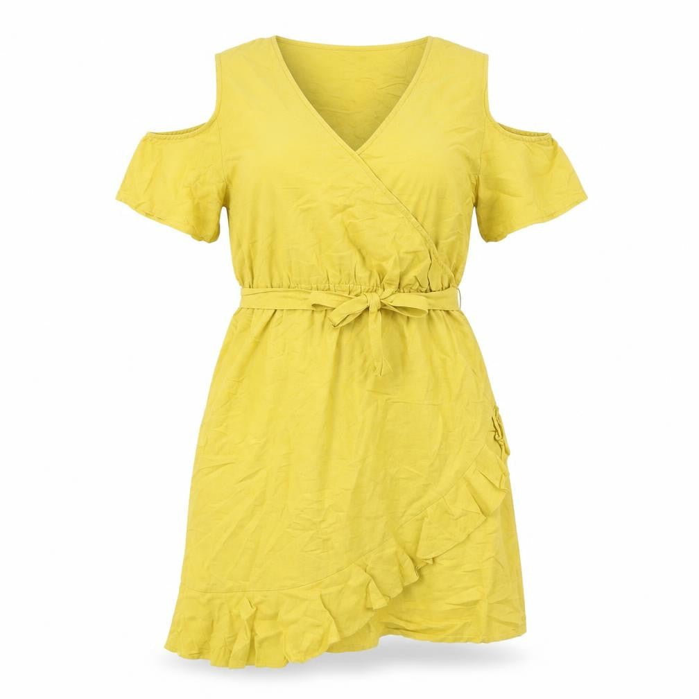 Anthology Womens Yellow Cotton A-Line Size 14 Round Neck Pullover