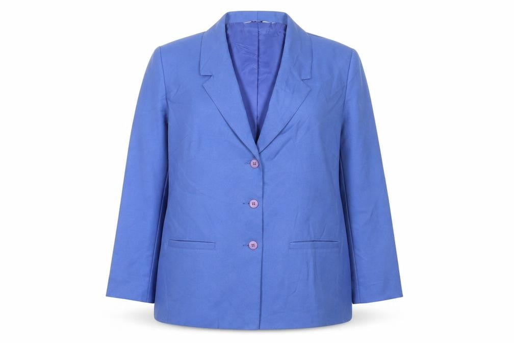 Damart Womens Blue Jacket Blazer Size 18 Button