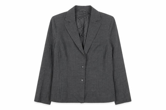 Mexx Womens Grey Jacket Blazer Size 12 Button