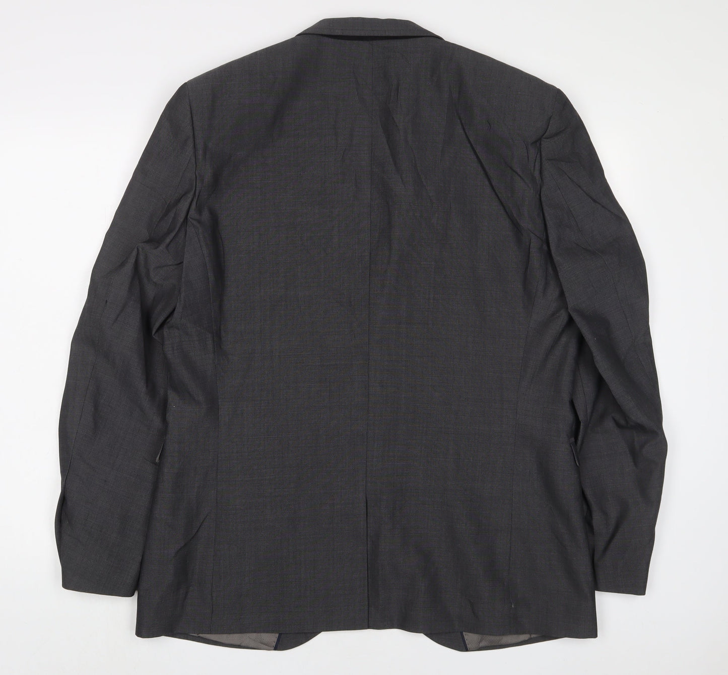 NEXT Mens Grey Wool Jacket Suit Jacket Size 44 Regular