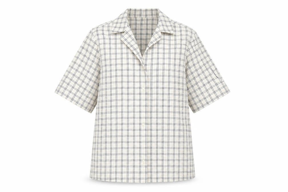 ASOS' Womens Multicoloured Plaid Cotton Basic Button-Up Size 8 Collared - Oversized
