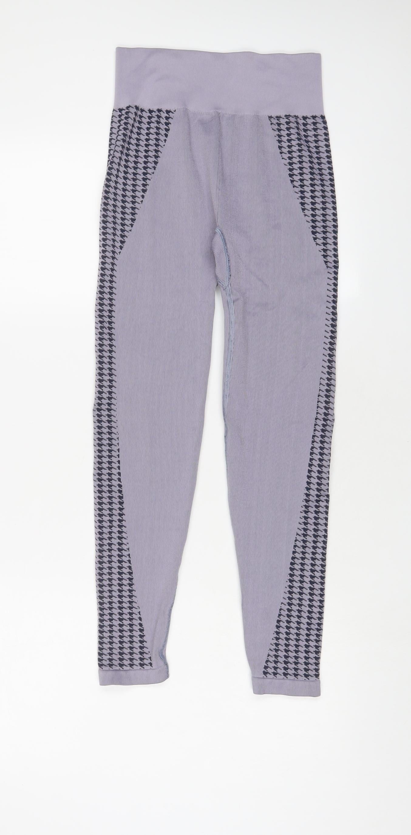 ASOS Womens Purple Polyamide Capri Leggings Size M L20 in