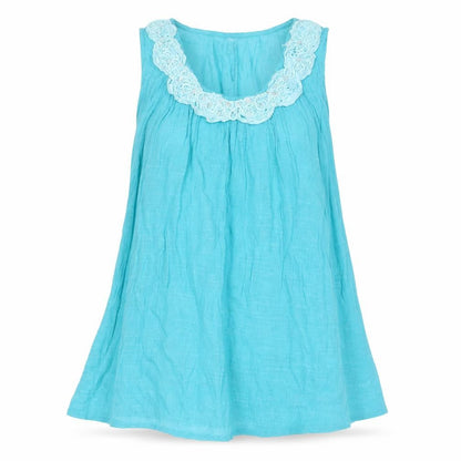 Cellbes Womens Blue Polyester Mini Size 14 Scoop Neck Pullover - Size 14-16 Rhinestone Neckline