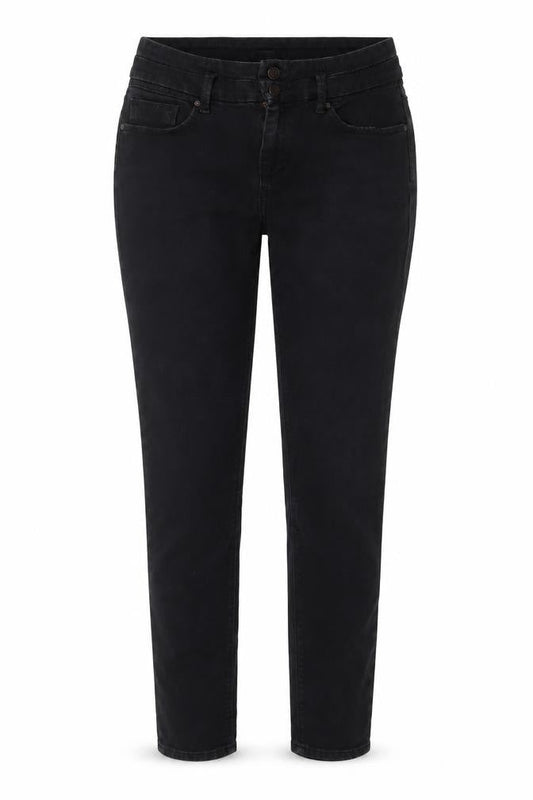 Topshop Womens Black Cotton Skinny Jeans Size 30 in L32 in Regular Zip