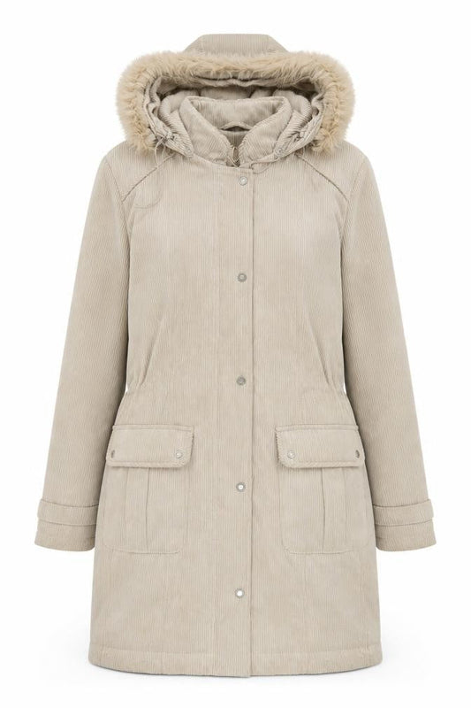 Klass Womens Beige Jacket Size M Zip
