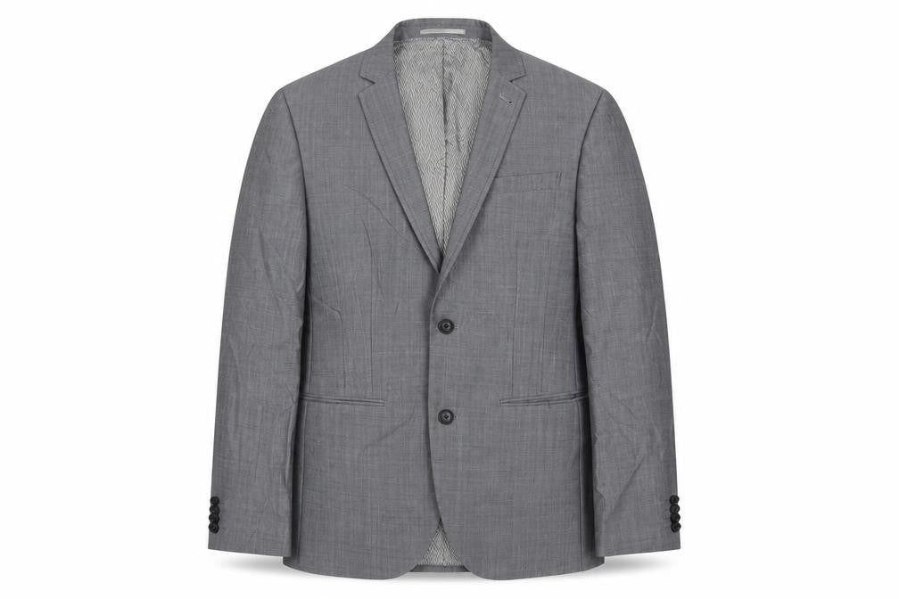 NEXT Mens Grey Wool Jacket Suit Jacket Size 36 Regular