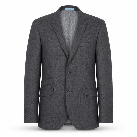 Burton Mens Grey Wool Jacket Suit Jacket Size 36 Regular
