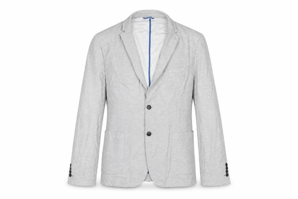 NEXT Mens Grey Viscose Jacket Suit Jacket Size 48 Regular