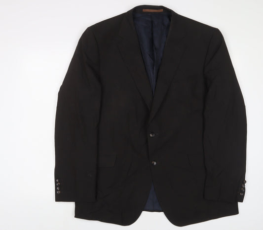 Marks and Spencer Mens Brown Wool Jacket Suit Jacket Size 46 Regular